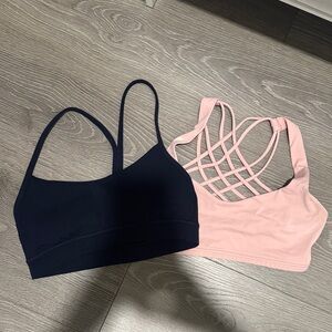 lululemon athletica Navy and Pink Sports Bras